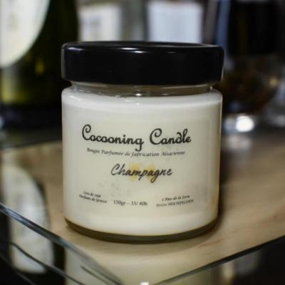 Bougie parfumee champagne cocooningcandle com