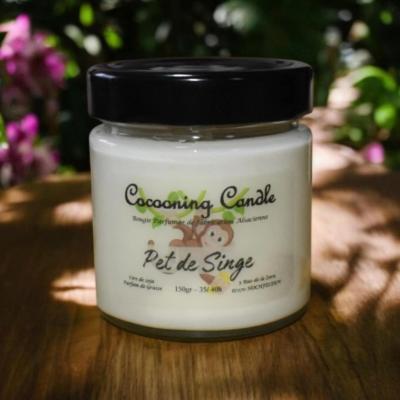Bougie parfumee pet de singe cocooningcandle com