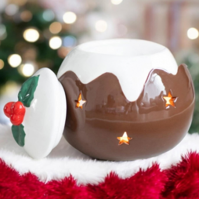 Bruleur boule buche de noel cocooningcandle com