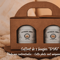 Coffret duo deux bougies cocooningcandle com 1 