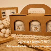 Coffret trio trois bougies cocooningcandle com
