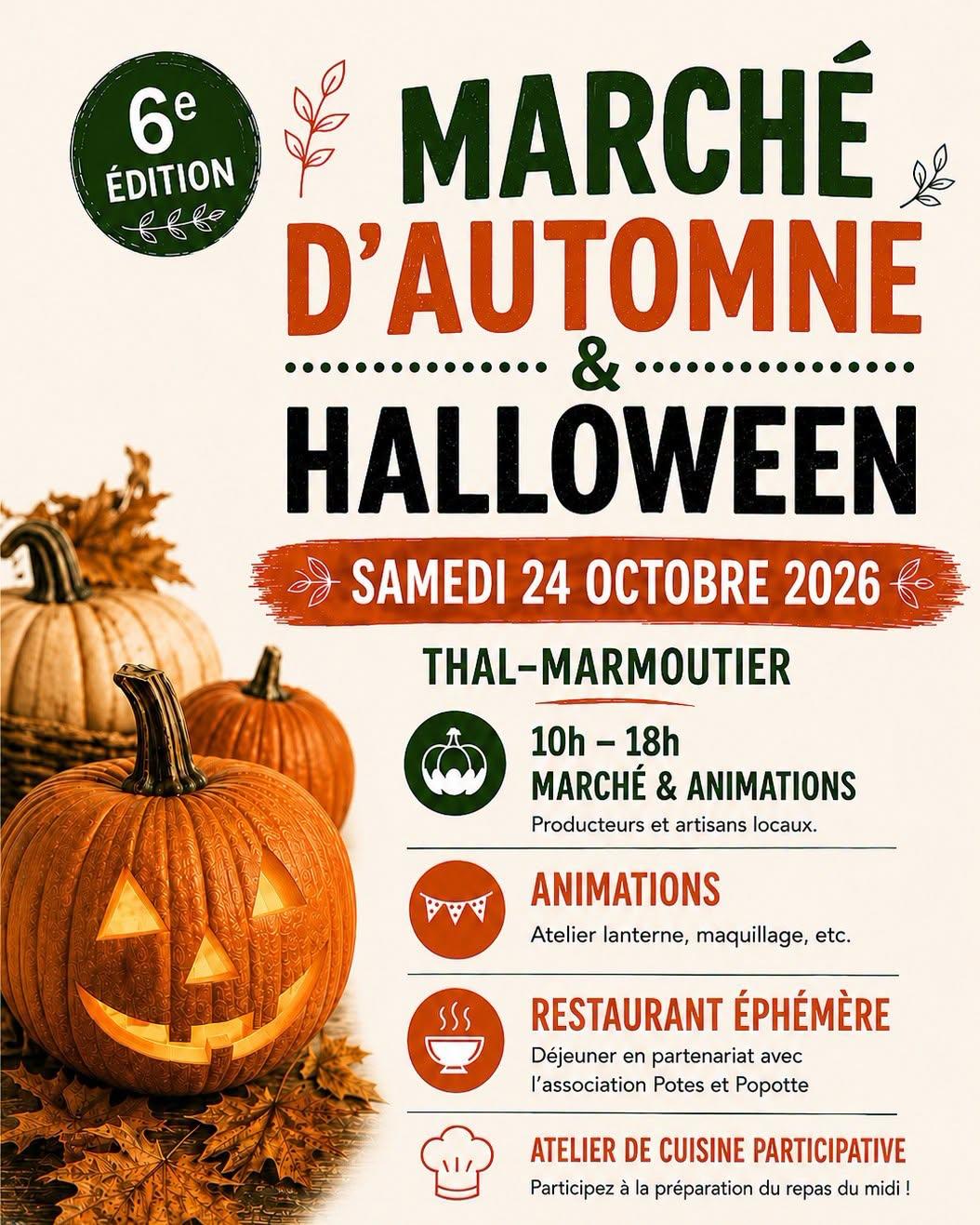 Marché d'Automne & Halloween à Thal-Marmoutier