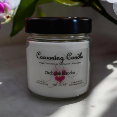 Orchidee blanche cocooningcandle com